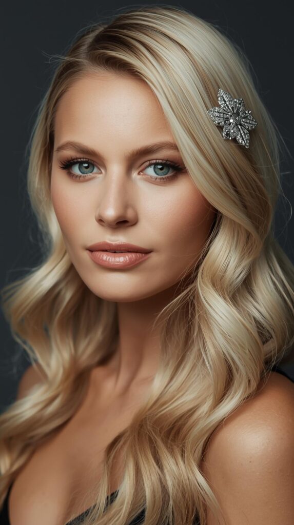 11. Creamy Blonde with Money Piece