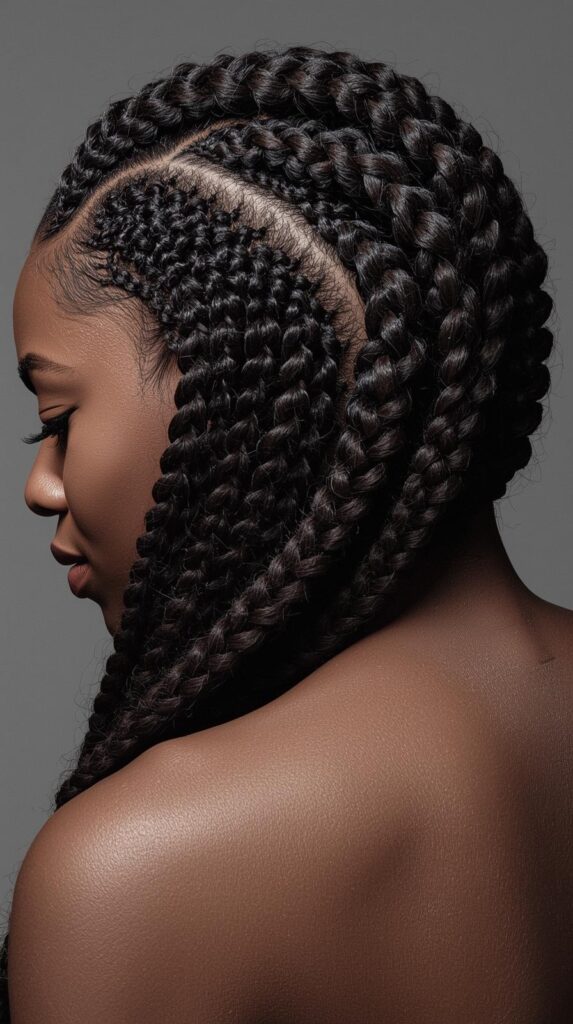 11. Senegalese Twists for a Sleek, Polished Look