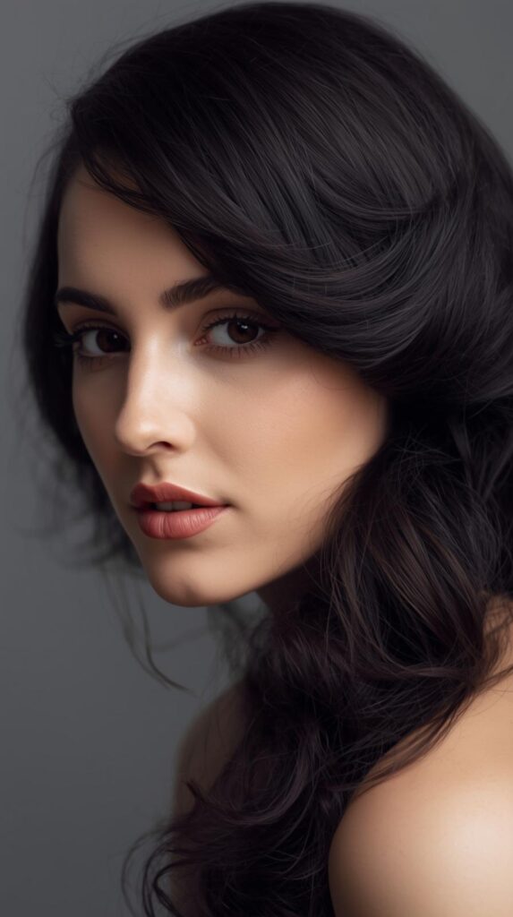 11. Twisted Front Pieces with Loose Curls