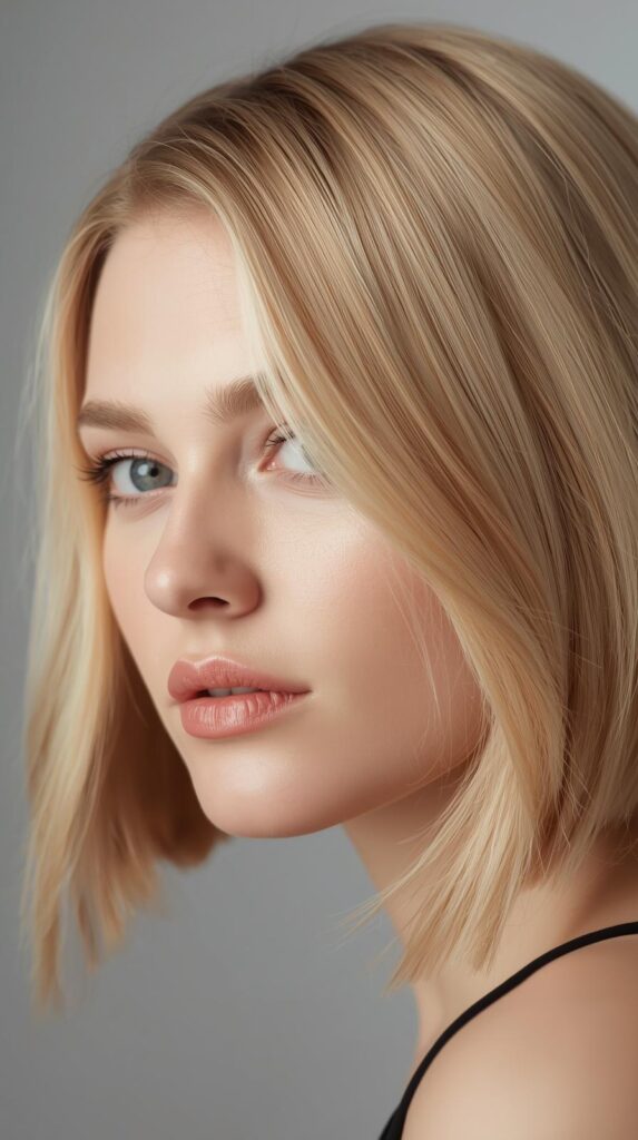 12. Bright Creamy Blonde Bob