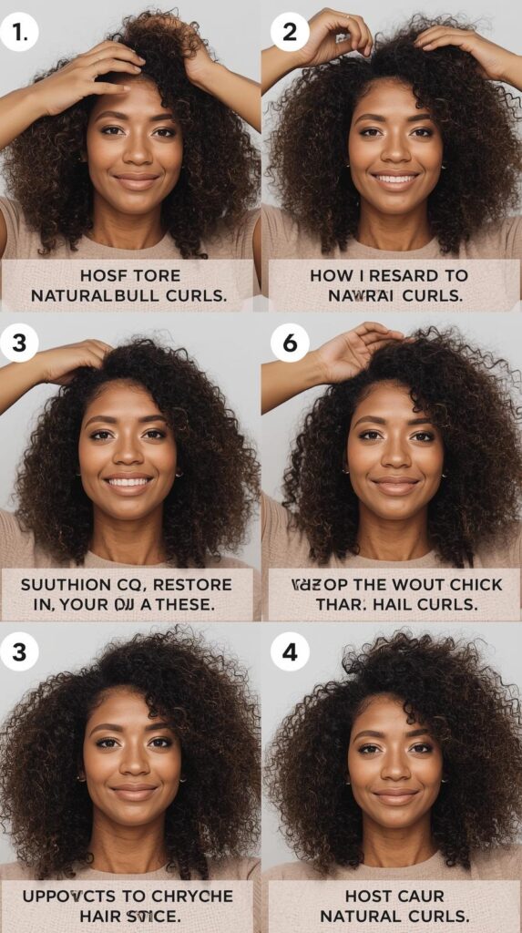 12. How to Restore Curls After a Silk Press