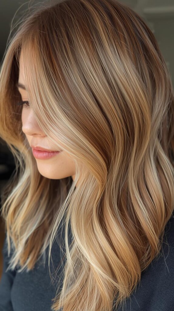 12. Latte Blonde / Caramel Melt Balayage