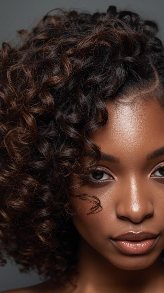 12. Mini Curly Twist-Out with Elegant Shine