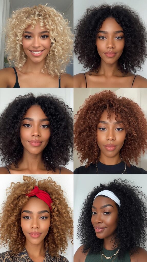 13. Curly Wig or Headband Wig