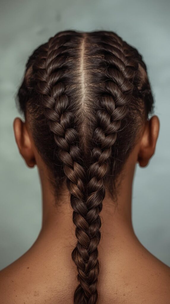13. Heart-Shaped Braids