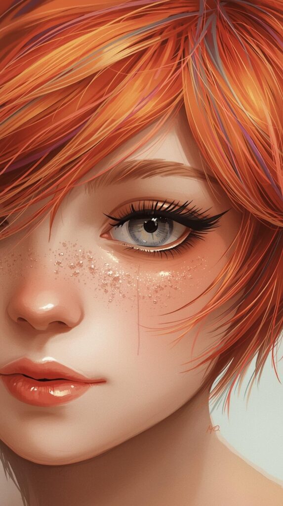 14. Pixie With Extension Streaks for Dimension