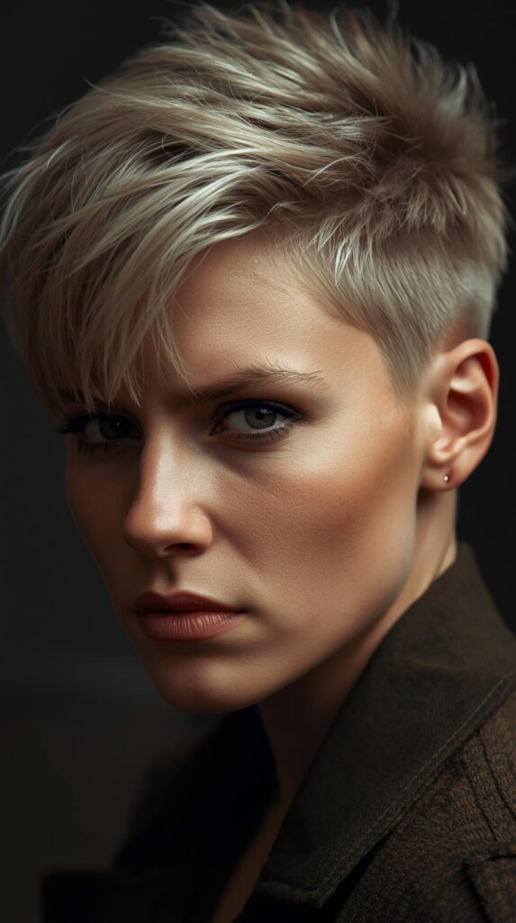15. Soft Feathered Pixie Cut With Undercut