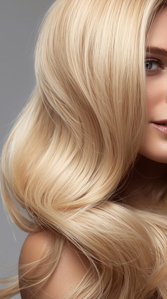 3. Bright Creamy Blonde Balayage