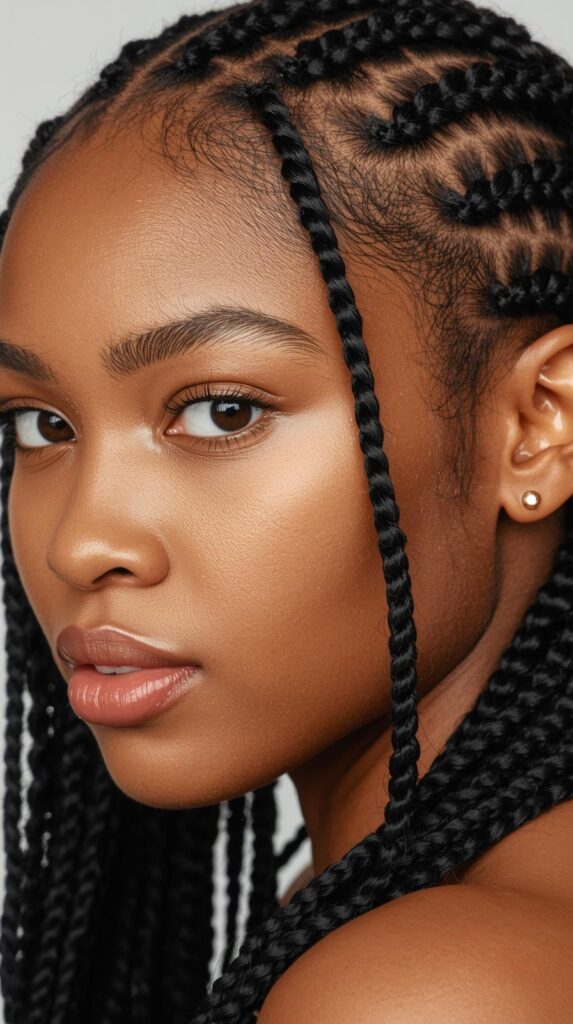 3. Classic Cornrows for Simplicity & Style