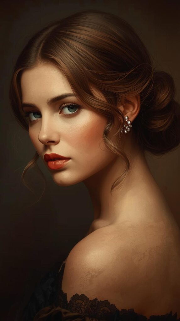 3. Romantic Low Chignon