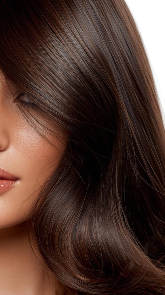 4. Glossy Dark Chocolate Brown