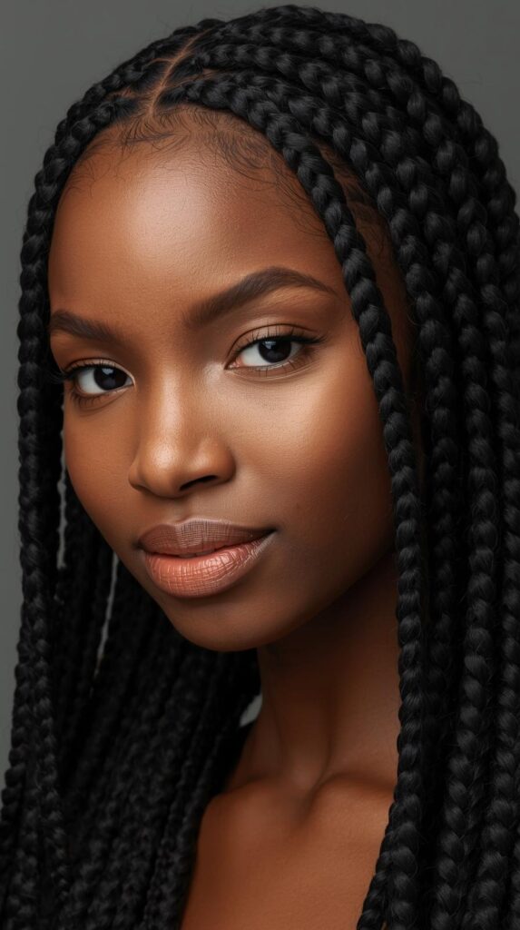 4. Knotless Braids