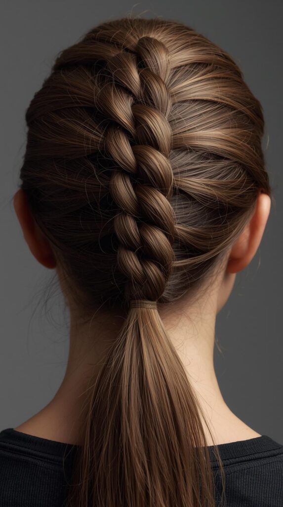 5. Braided Ponytail