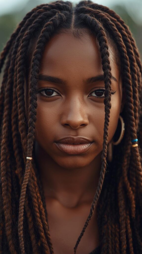 5. Loose Boho Braids