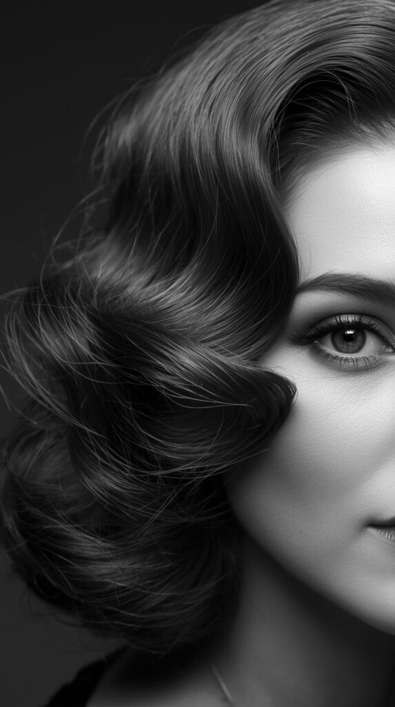 6. Hollywood-Inspired Finger Waves