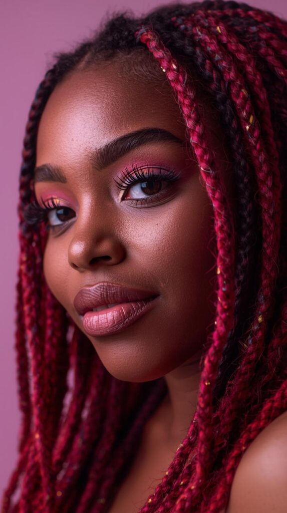 7. Butterfly Locs for a Trendy Birthday Look