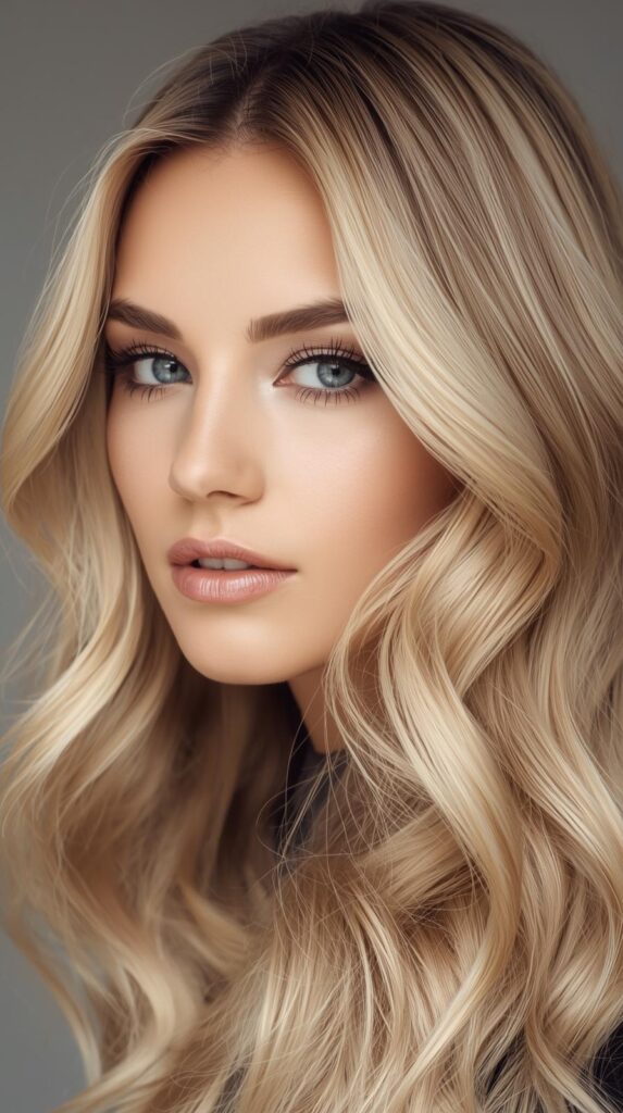 7. Creamy Champagne Blonde