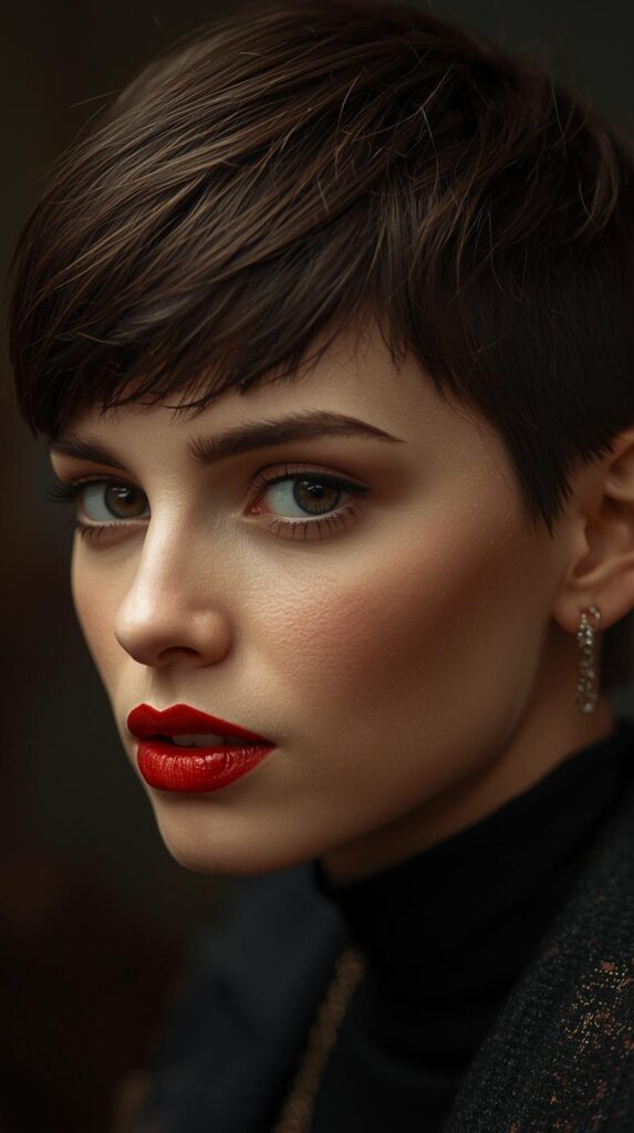 7. Feminine Pixie Undercut With Soft Bangs