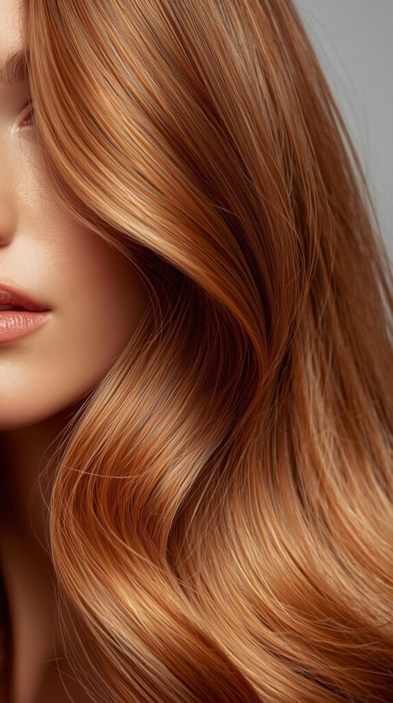 7. Golden Copper Brown Glow