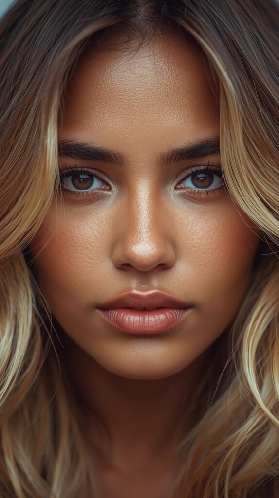 7. Sandy Blonde with Dark Blonde Lowlights