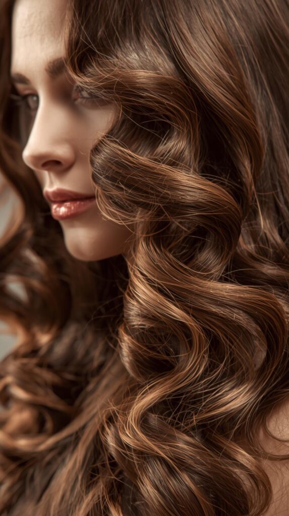 8. Barrel Curls on Long Hair