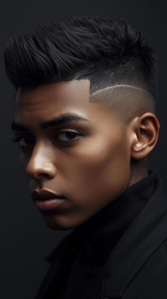 8. Edgy Undercut Pixie With Fully Shaved Sides