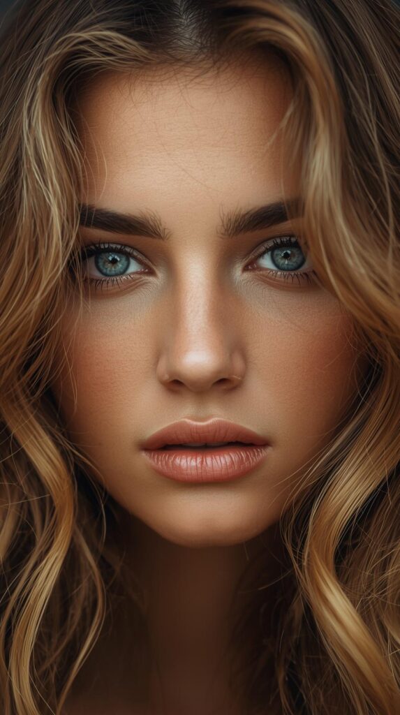 8. Warm Blonde with Toffee-Brown Lowlights