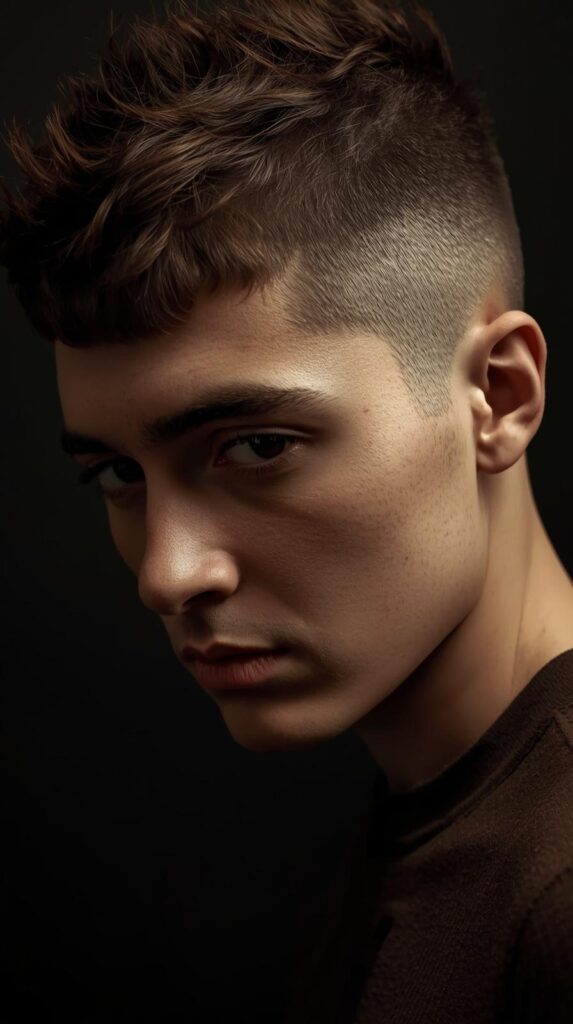 9. Pixie Cut With Undercut Nape