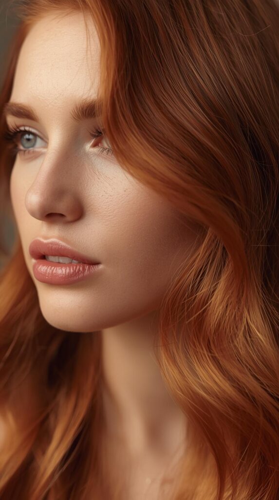 9. Sun-Kissed Cinnamon Copper Waves for Subtle Warmth