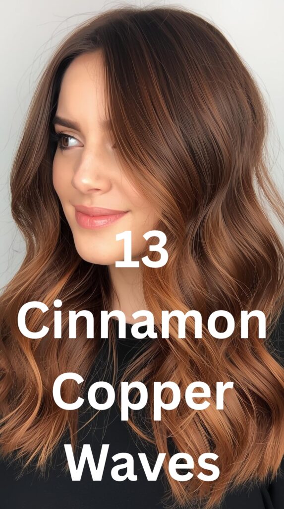 5. Rooted Cinnamon Copper Waves for Low Maintenance