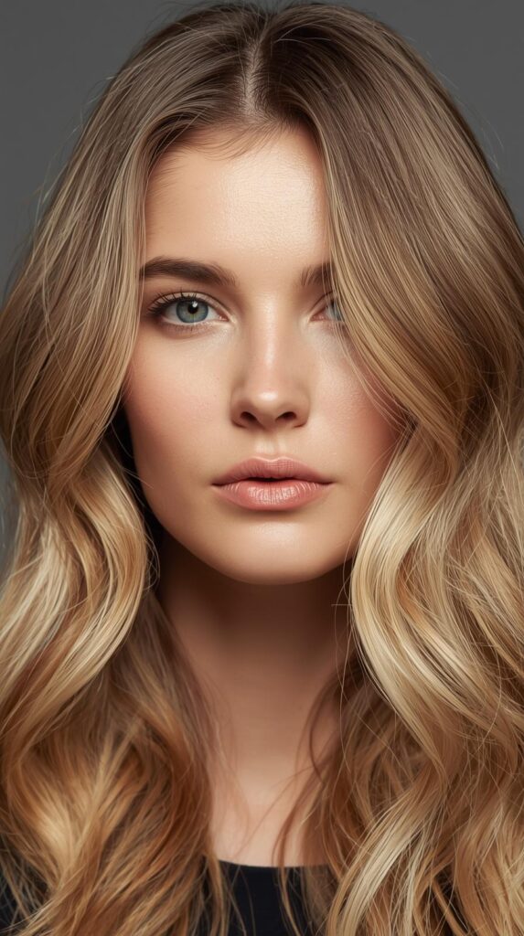 1. Soft Loose Waves with Middle Part