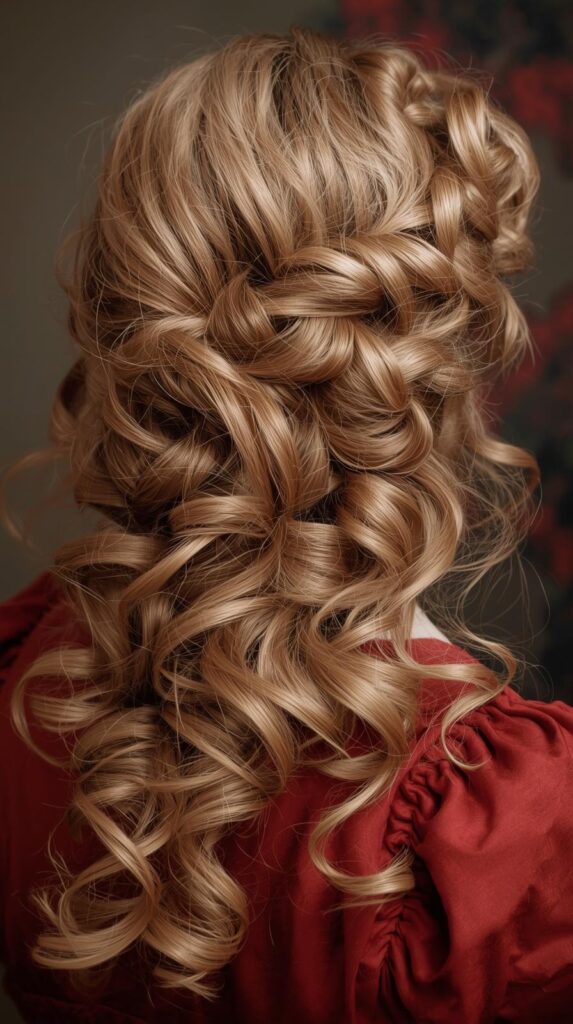 1. Soft Victorian Curls Christmas Carol Hairstyle