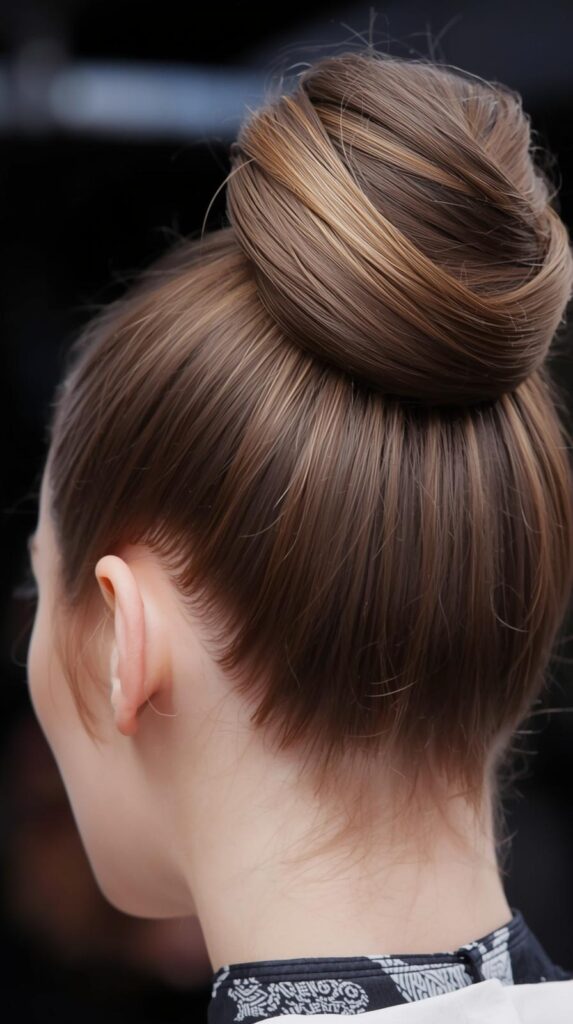 10. High Sleek Bun