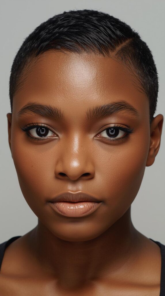 10. Slicked-Back Short Hair