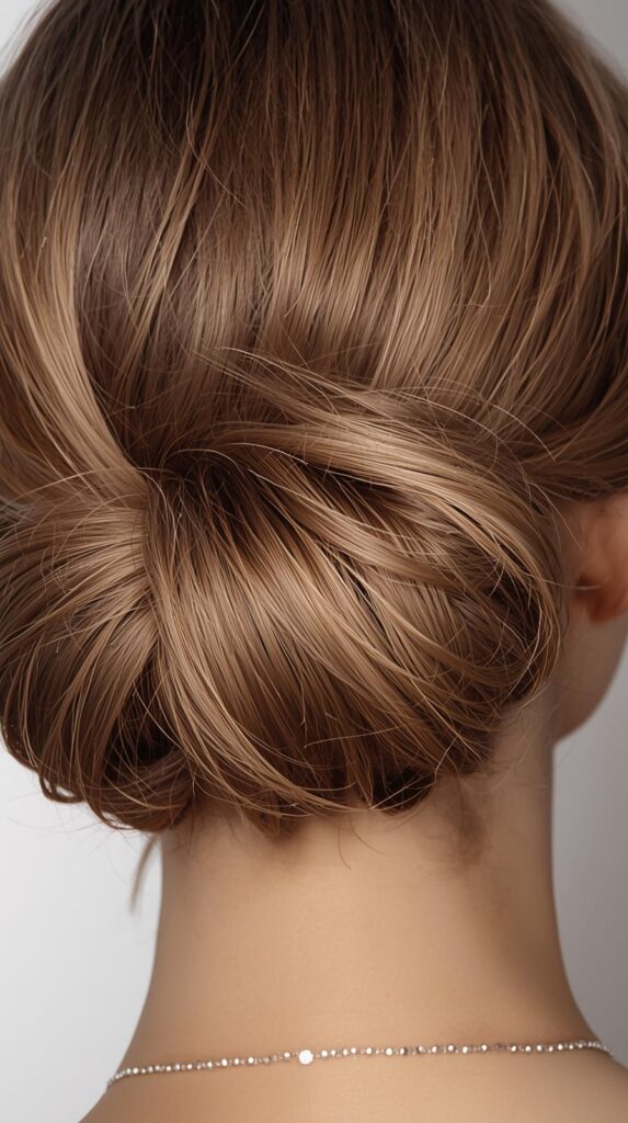 10. Tucked-In Roll or Updo
