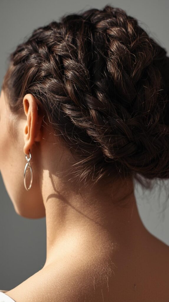 11. Braided Crown Hairstyle