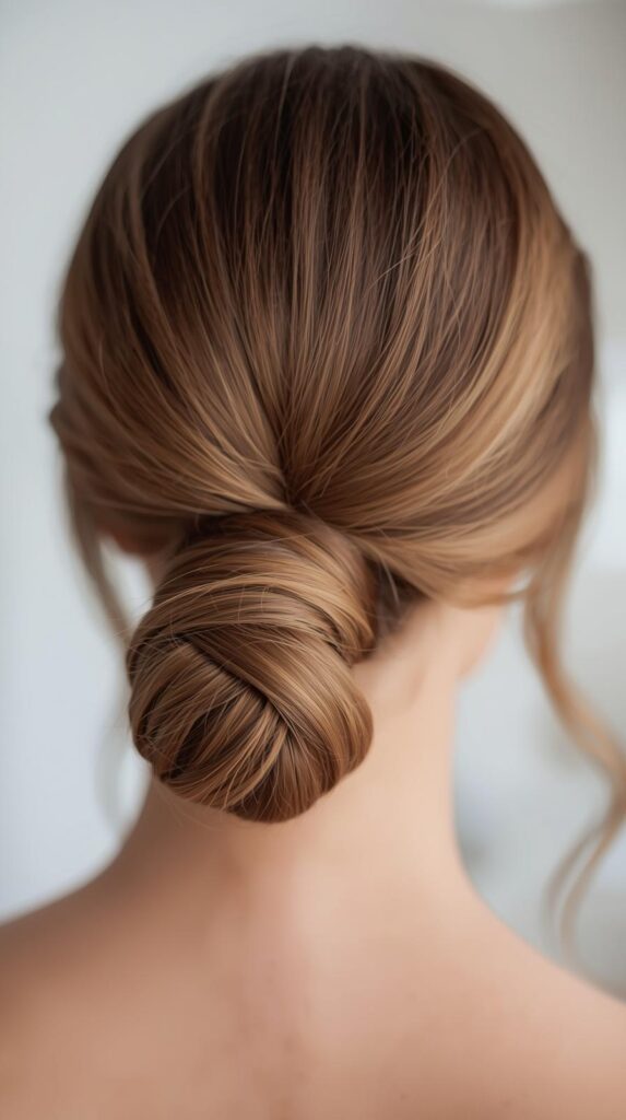 12. Low Twisted Ponytail