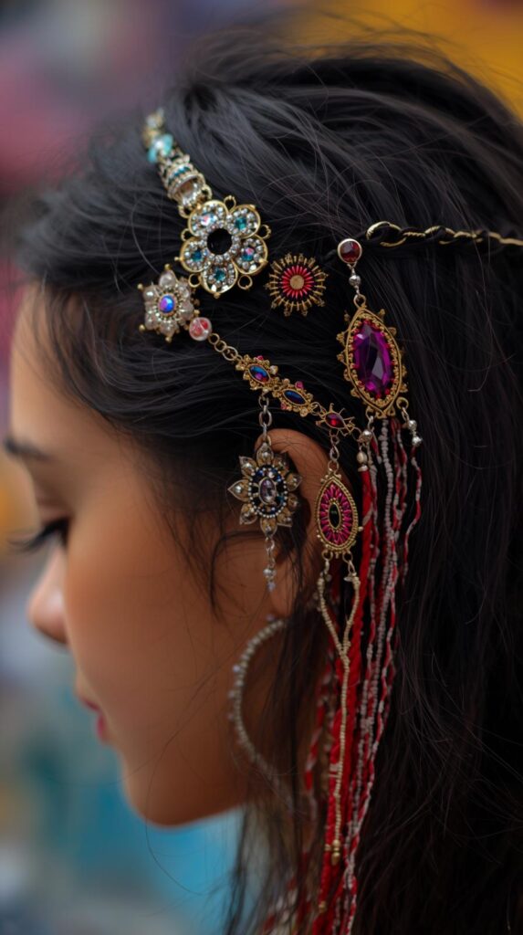 13. Add Hair Accessories for Instant Style