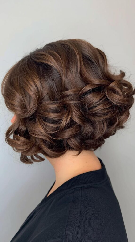 14. Faux Bob With Pin Curls