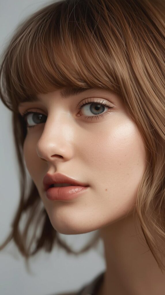 14. Soft Face Framing for Round Face Shapes