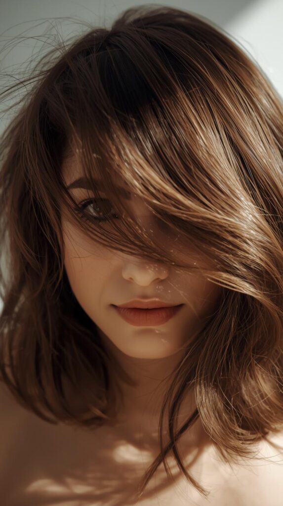 15. Face-Framing Layers for Thick Hair