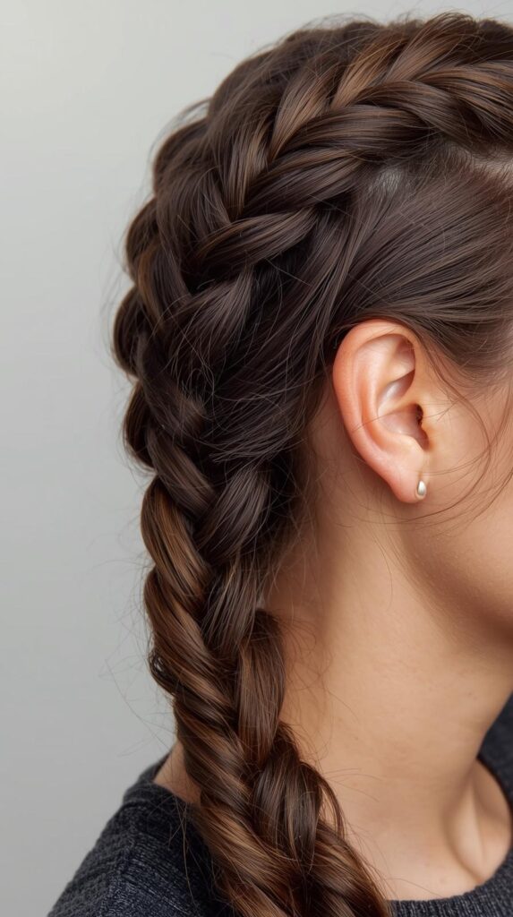 15. Simple Braided Side Braid