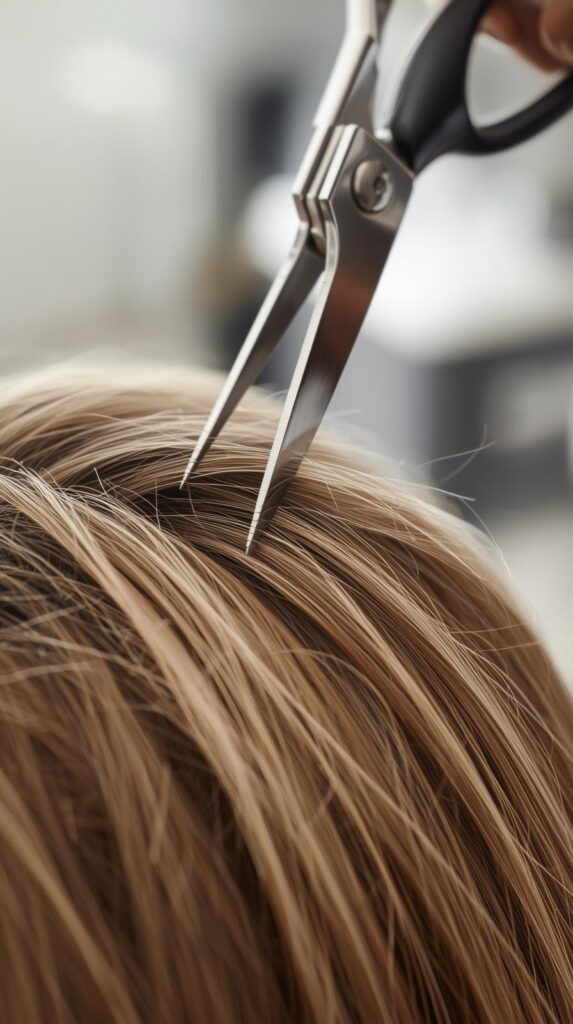 2. Trim Dry and Split Ends