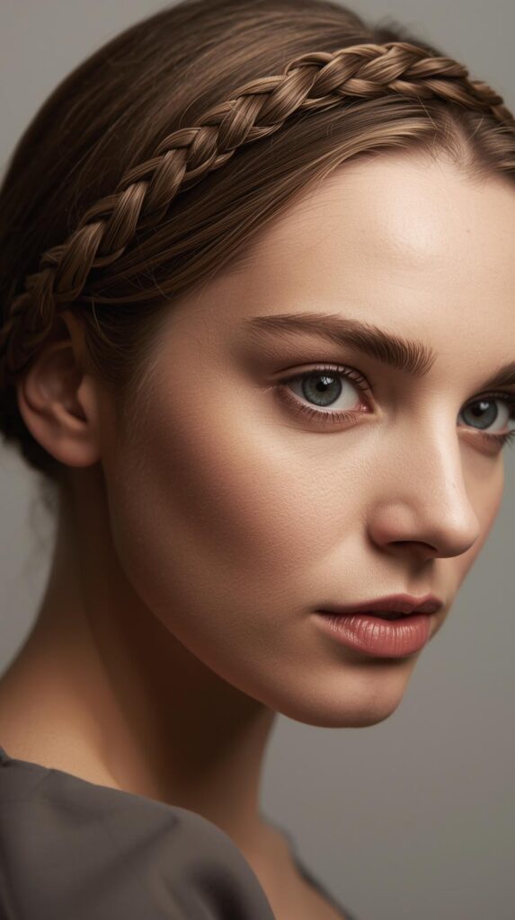 3. Braided Crown Headband