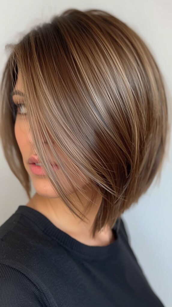 4. Face-Framing Bob with Subtle Angles