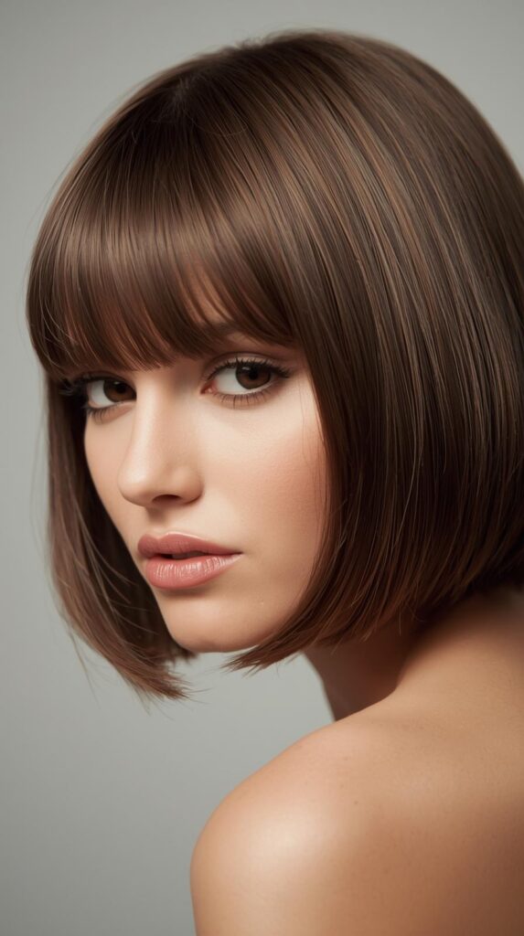 4. French Bob with Fringe