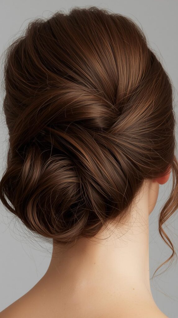 4. Half-Up Bouffant Style