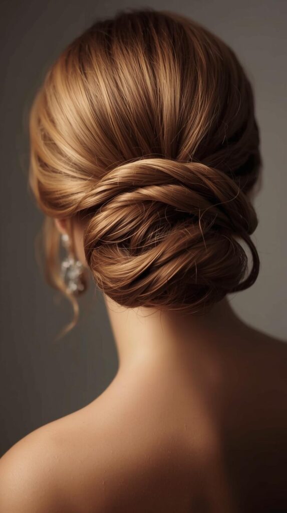 6. Textured Chignon