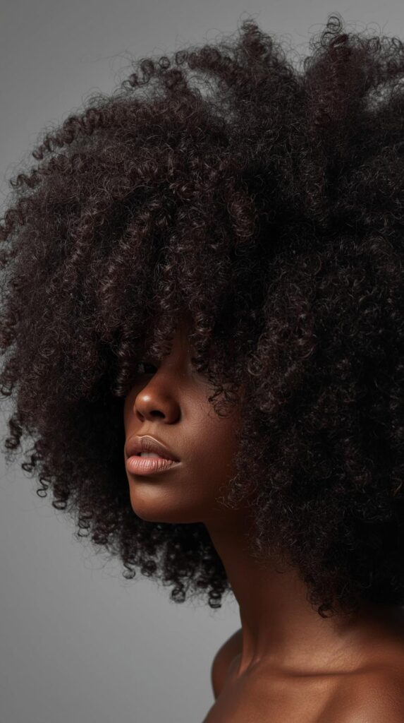 7. Curly Fro with Shape and Volume