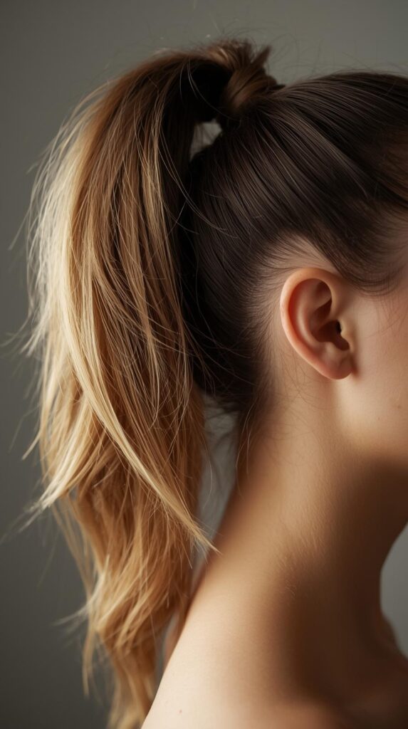 7. High Ponytail with Volume